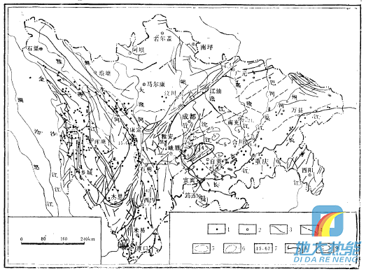 四川省地熱資源分布規律-地熱開發利用-地大熱能 四川省地熱資源分布規律-地熱開發利用-地大熱能
